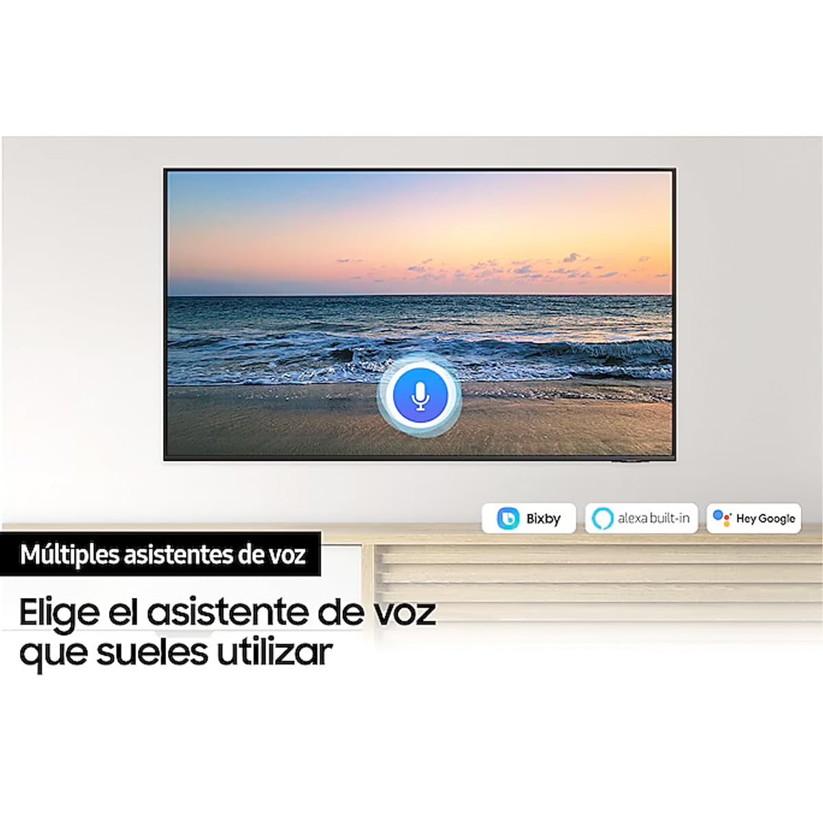 Samsung U8000F Series 50" Crystal UHD 4K Smart TV con Tizen OS y Voice Assistant Integrado (2025) UN50U8000FDXZA (Reacondicionada)