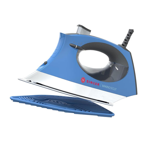 Plancha SINGER SteamCraft Plus 2.0 Making The Cut Edition azul con Punta OnPoint para Mujer