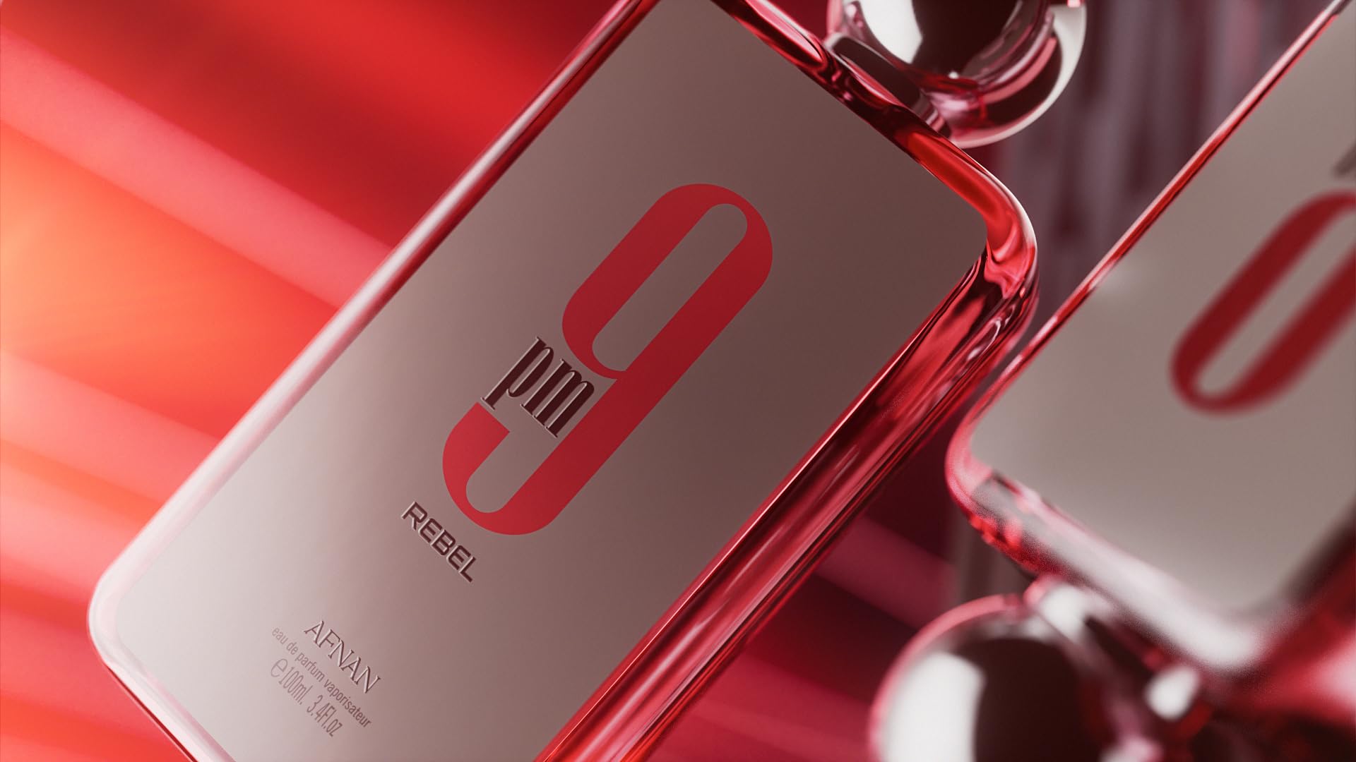 Perfume Afnan Rojo 9PM Rebel para Adultos Unisex