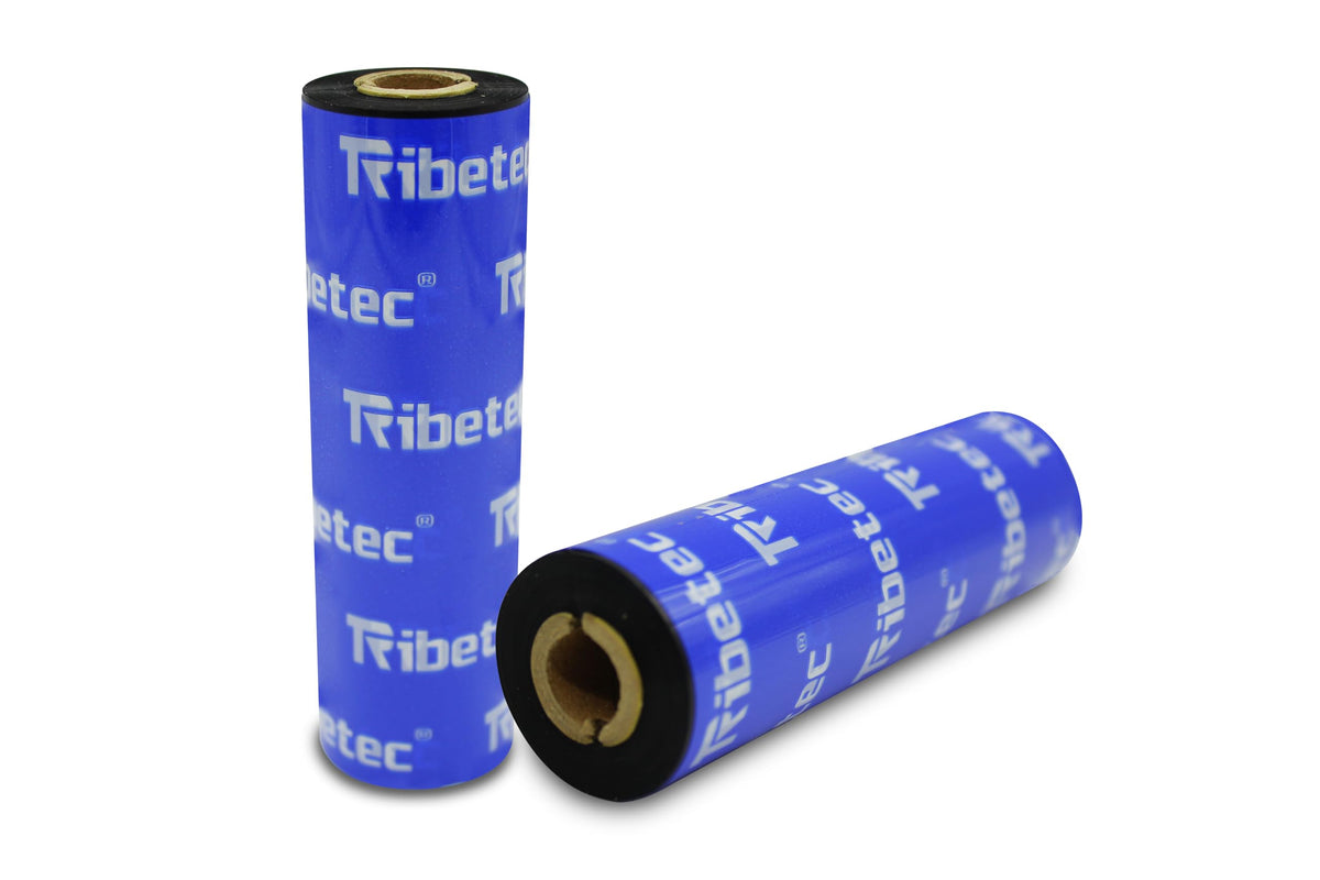 Ribbon de Resina Ribetec Negro 110 mm x 74 m Centro 1/2 Pulgada