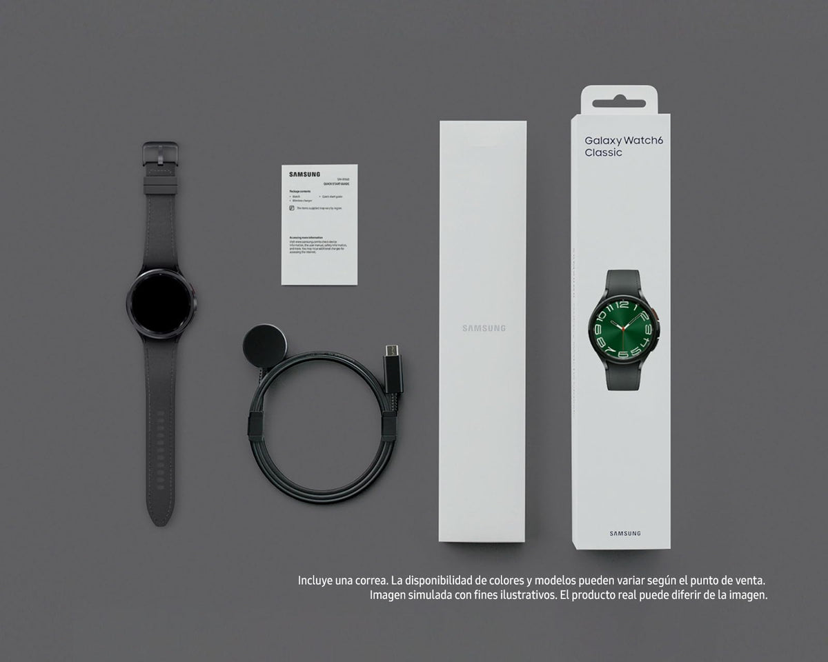 Reloj Inteligente Samsung Galaxy Watch6 Classic 47mm Negro con Garantía