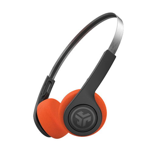 JLab Audio Rewind Wireless Retro Circumaural Diadema Negro - Auriculares (Circumaural, Diadema, Inalámbrico, Bluetooth, Negro)