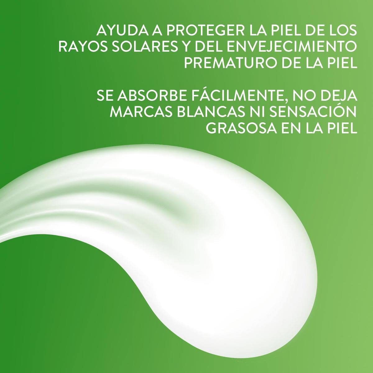 Cetaphil Hidratante Facial Diario con Protección UVA UVB y FPS 50, Hidrata con Fotoprotección UVA UVB Recomendada por Dermatólogos para Piel Sensible