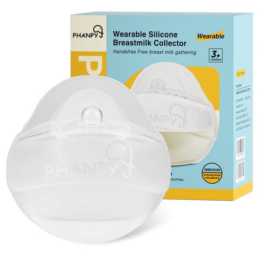 Taza Reutilizable Phanpy Blanca para Recolección de Leche Materna Filtrada