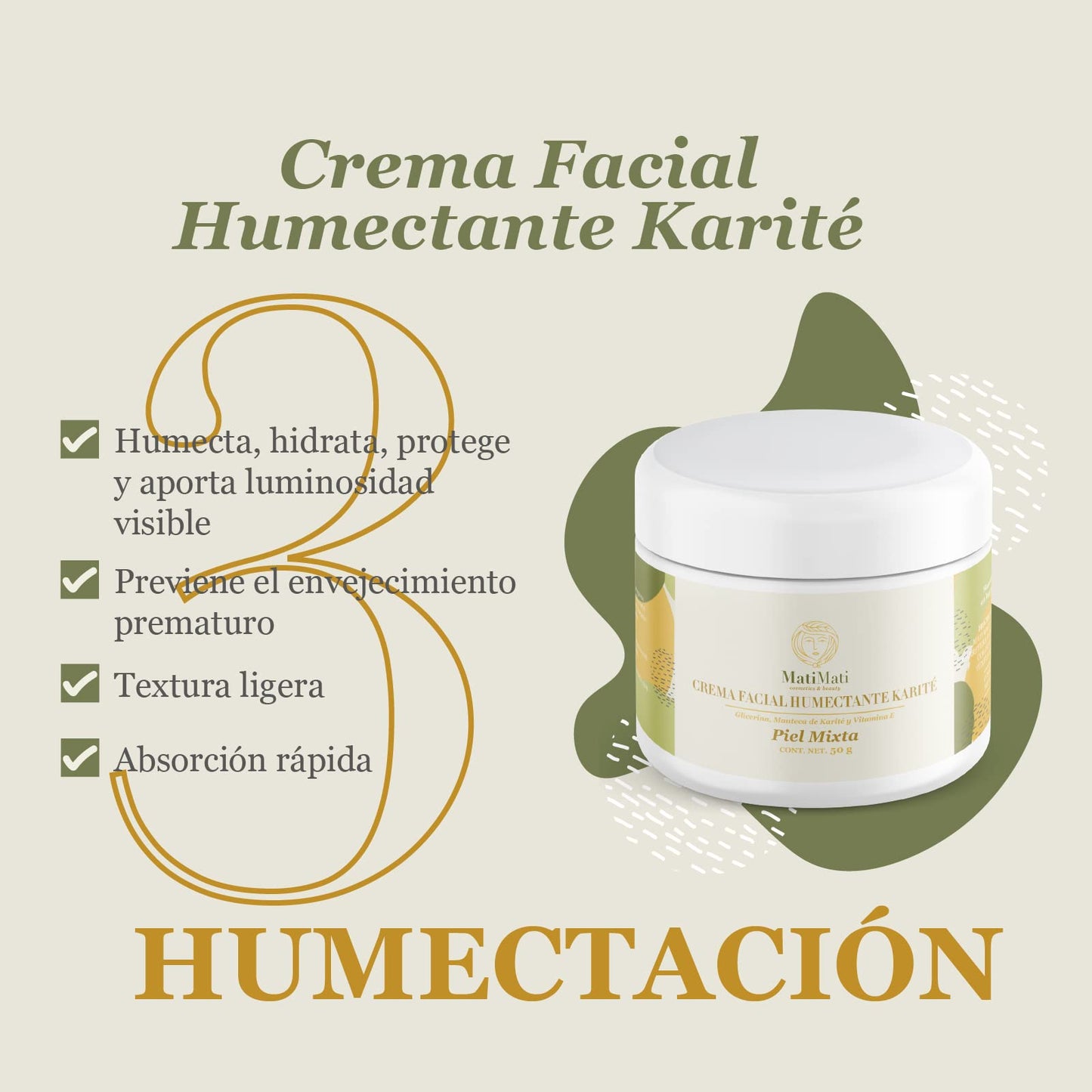 Kit Facial Hombres MatiMati-Rutina, Limpieza, Humectación, Cuidado Facial 1 pieza