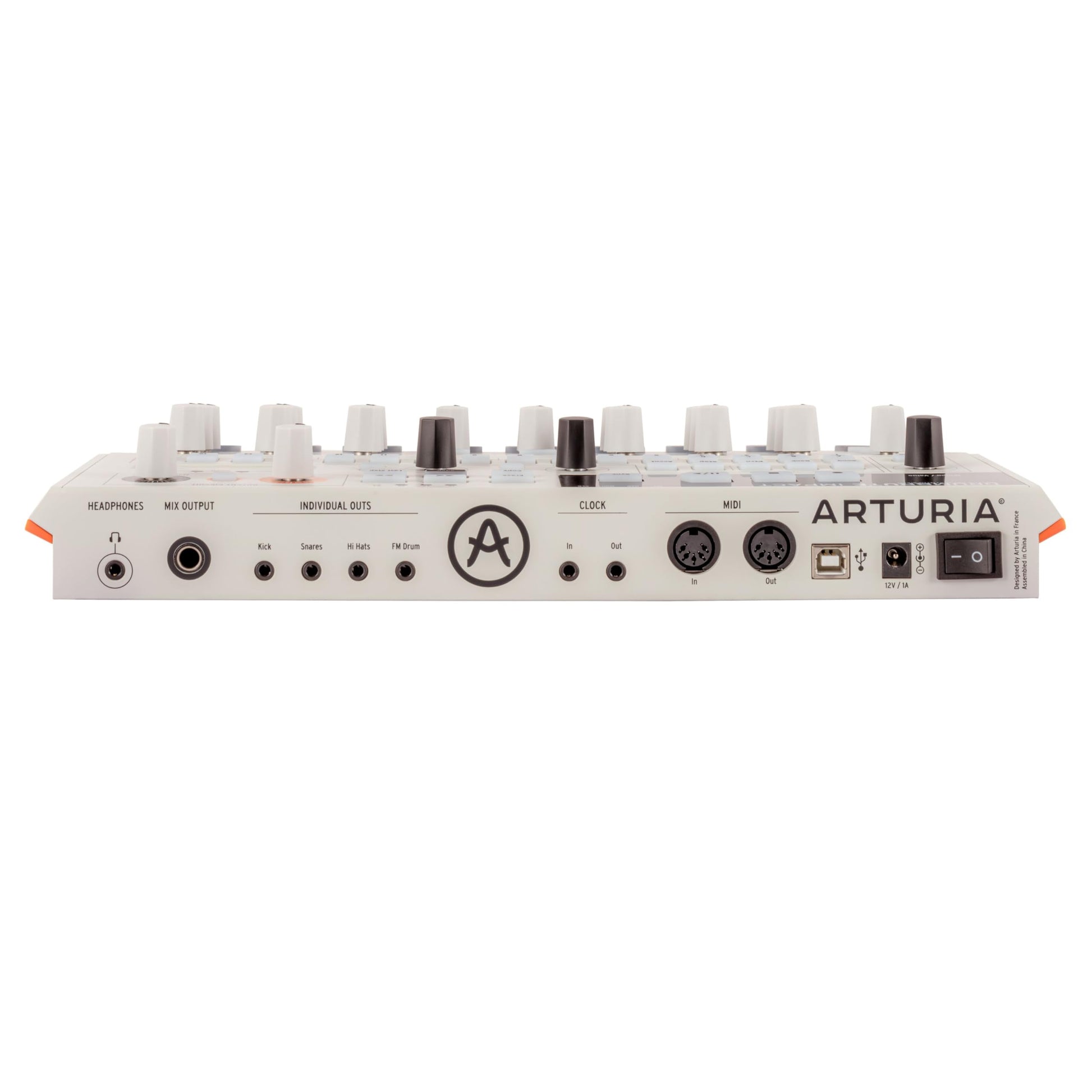 Arturia DrumBrute Impact 1984 - Máquina de tambor analógica, color blanco