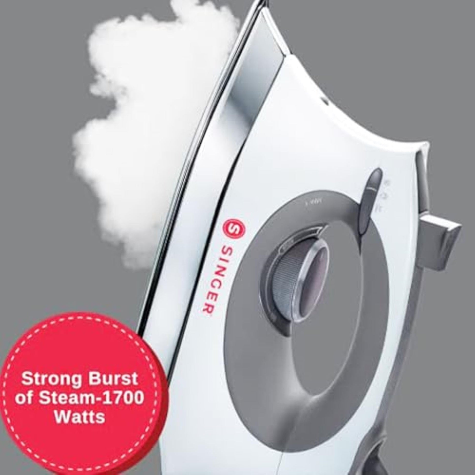 Plancha de Vapor Singer Blanco Gris SteamCraft