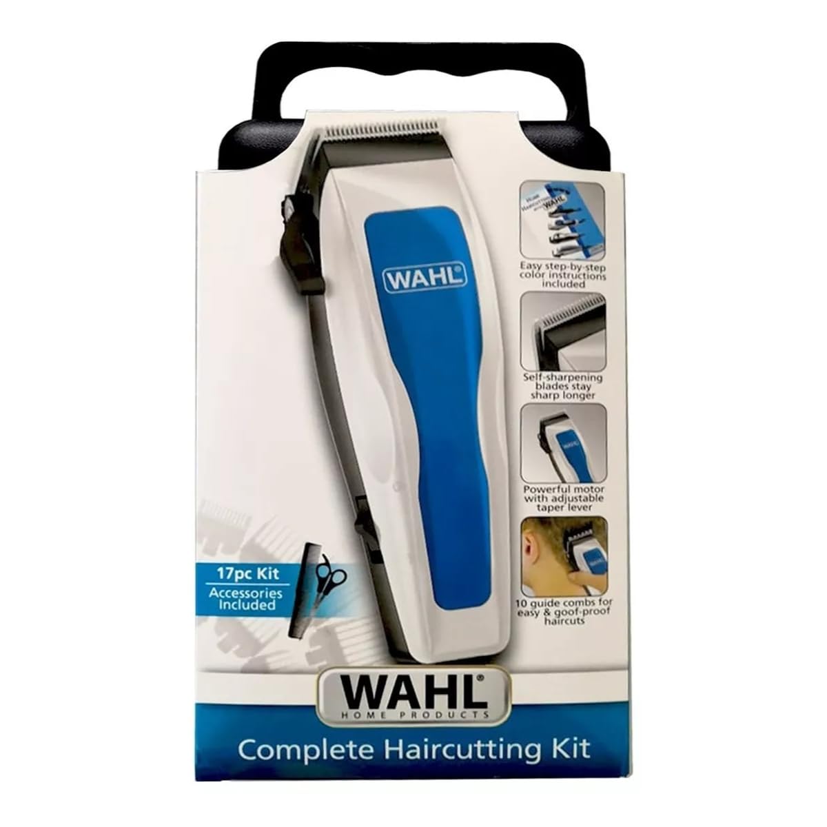 Wahl Maquina Wahl Para Cortar Cabello Y Barba Kit Completo 17 Piezas
