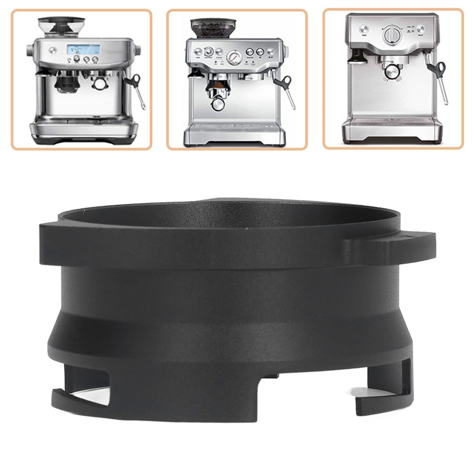 Anillo Dosificador Tgoon Negro para Cafetera Espresso 54mm Serie 8