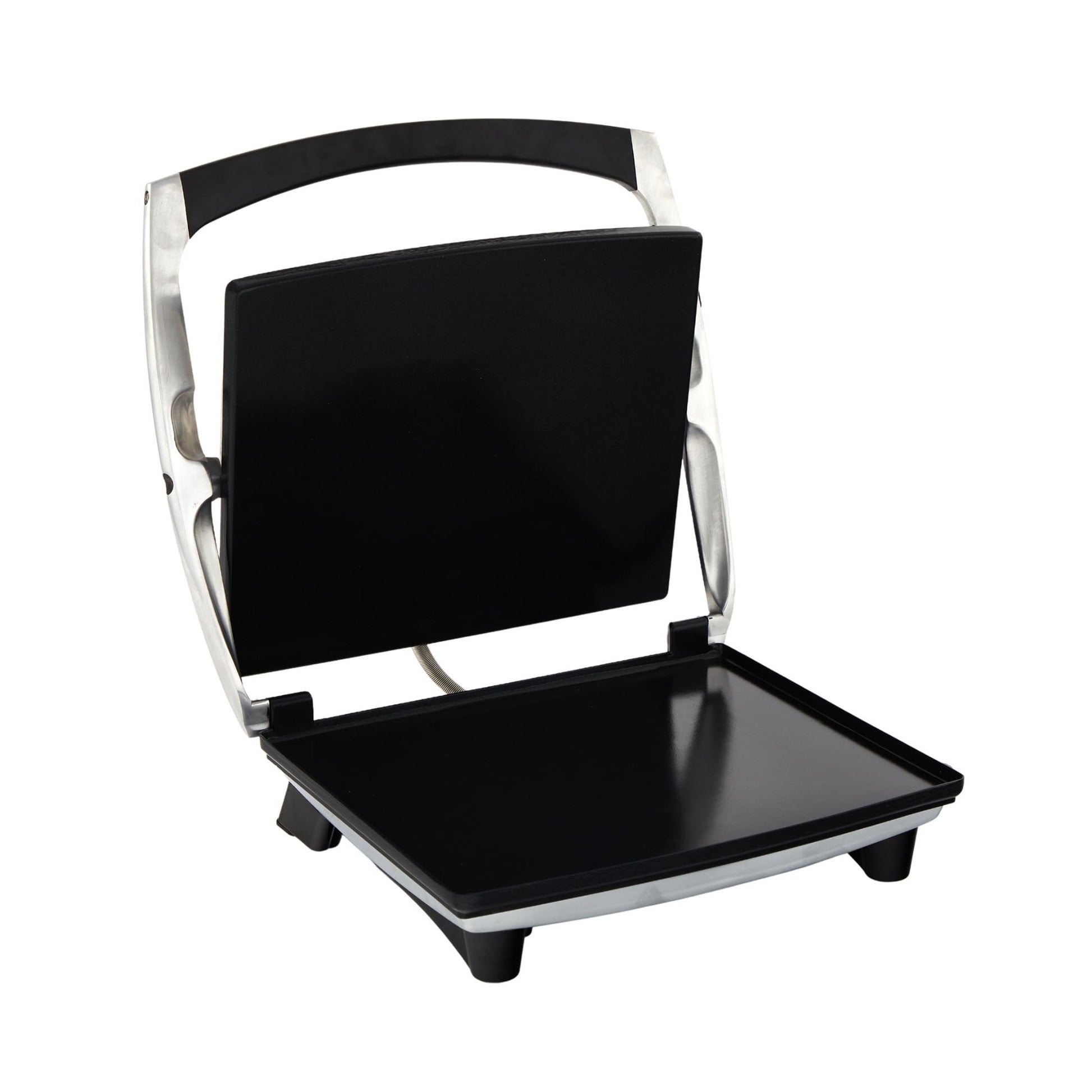 IMUSA - Sandwichera Panini de acero inoxidable de 12 x 10 pulgadas con placas antiadherentes de cerámica