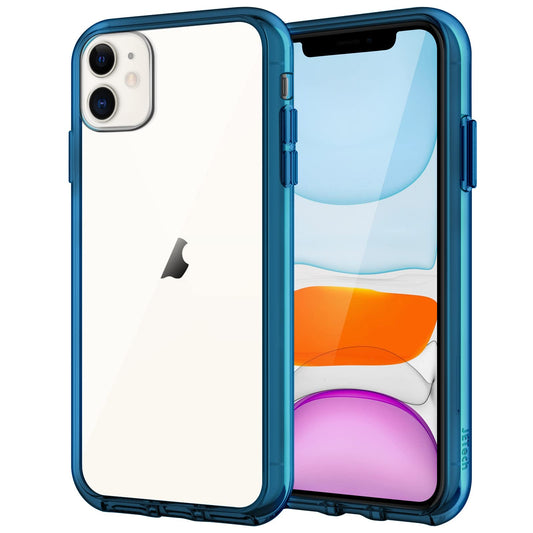 JETech Funda para iPhone 11 (2019) 6.1 Pulgadas, Anti-Amarillo Anti-Choques y Anti-Arañazos (Marino)
