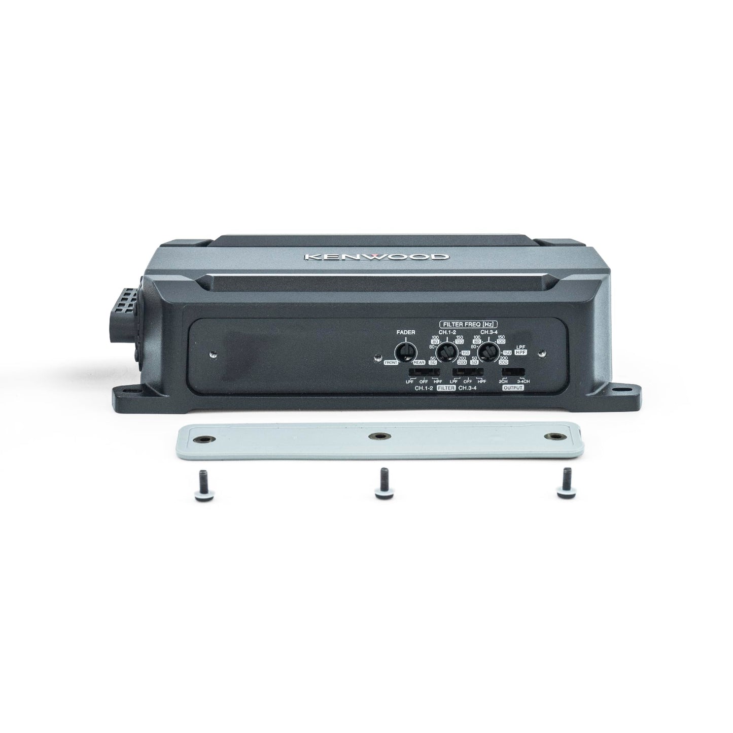 Amplificador Compacto KENWOOD KAC-M5024BT 600 Vatios Bluetooth para Coche Aplicaciones Marinas y ATV Impermeable