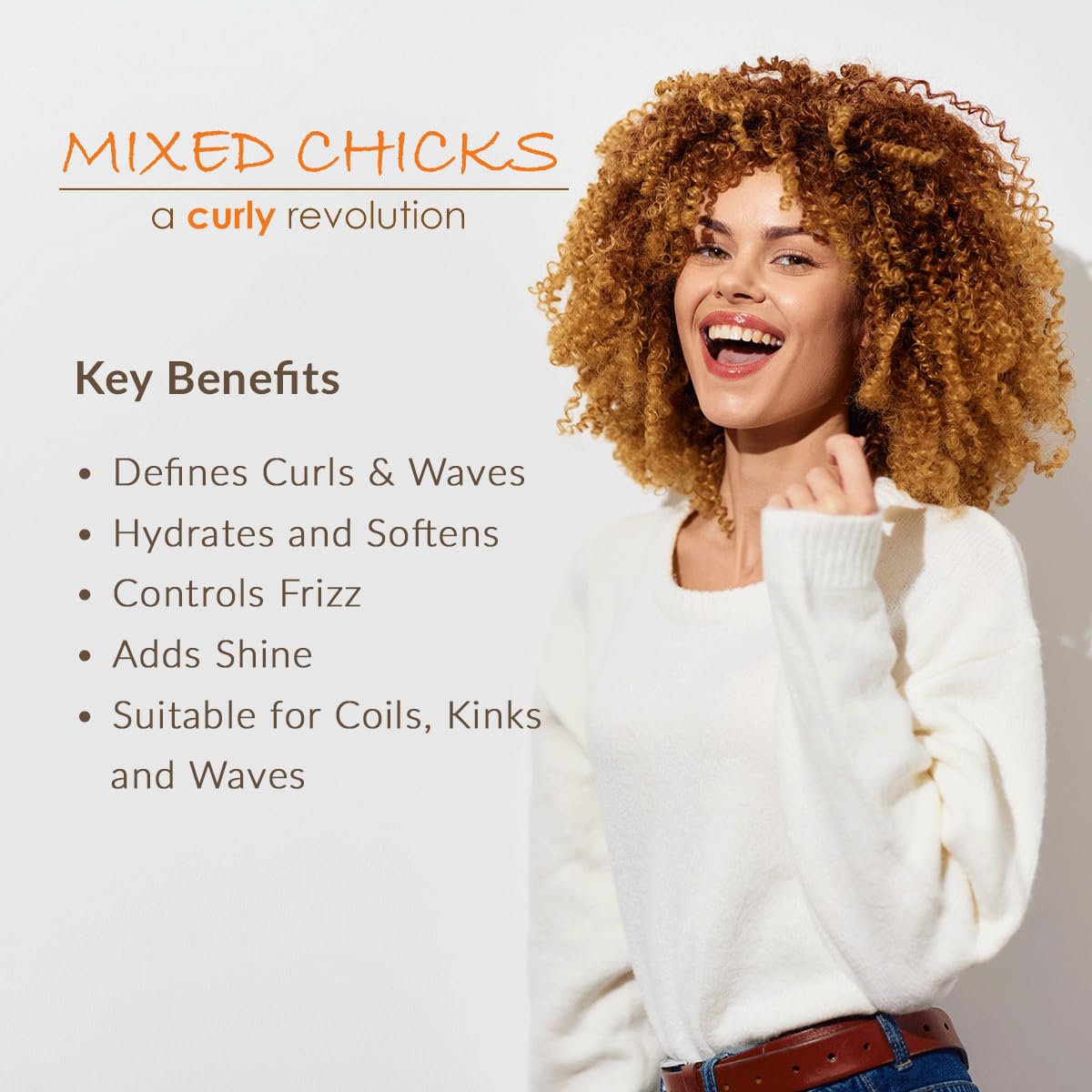 Mixed Chicks Coil, Kink & Curl Styling Cream, 12 fl. oz.