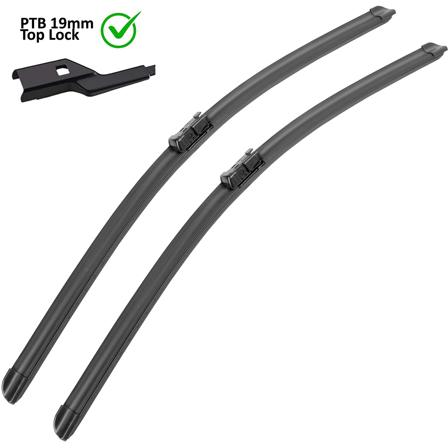 AUTOBOO - Limpiaparabrisas de repuesto para Tesla Model 3 2017 2018 2019 2020 2021 2022 2023 2024 2025 Modelo Y 2020 2021 2022 2023-2023 25 -Calidad original de fábrica (paquete de 2)