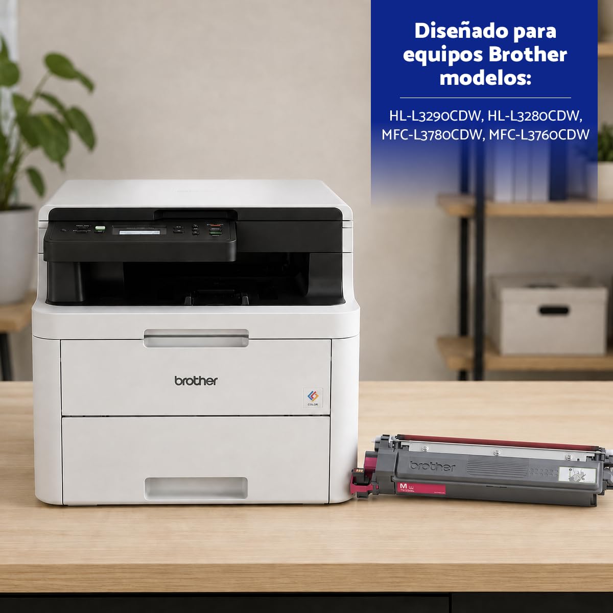 Tóner Brother Magenta de Súper Alto Rendimiento