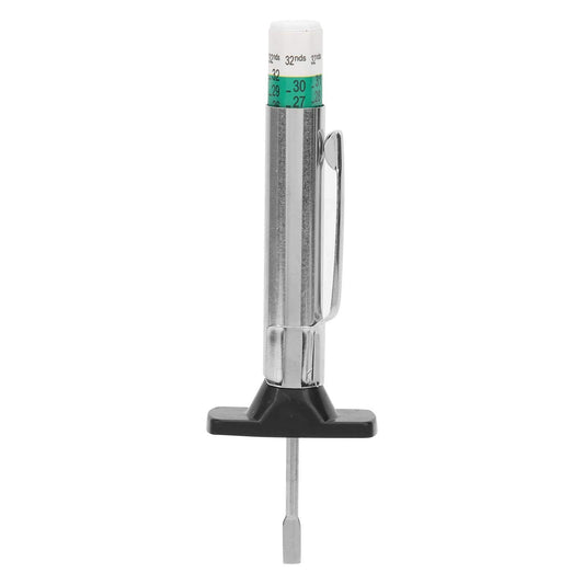 Calibrador de Llantas,Medidor de profundidad de neumáticos,Medidor de profundidad de la banda de rodadura del neumático de coche, herramienta de medición portátil Universal de 0 a 25mm
