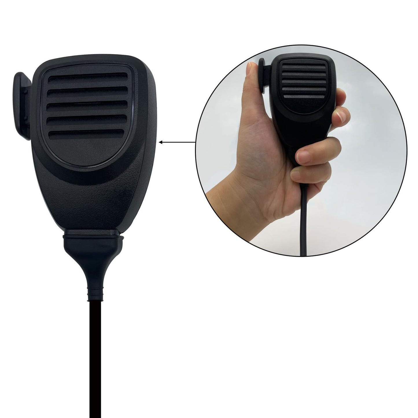 Plug Radio de Hombro RJ45 6 Pines HYT Kenwood para Radiocomunicaciones Profesionales