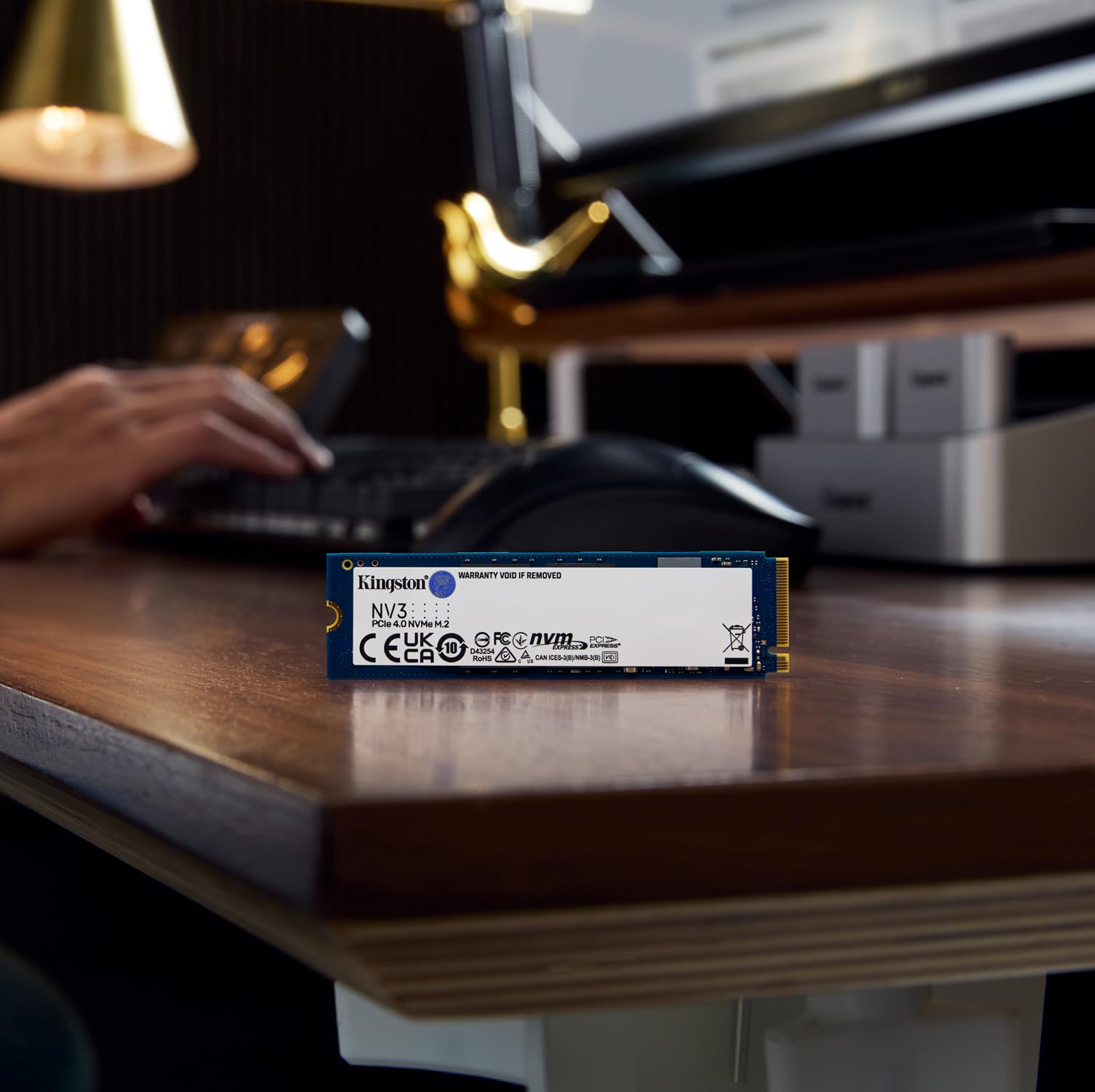 SSD Kingston NV3 NVMe PCIe Gen 4.0 M.2 1000GB Lectura 6000MB/s Escritura 4000MB/s