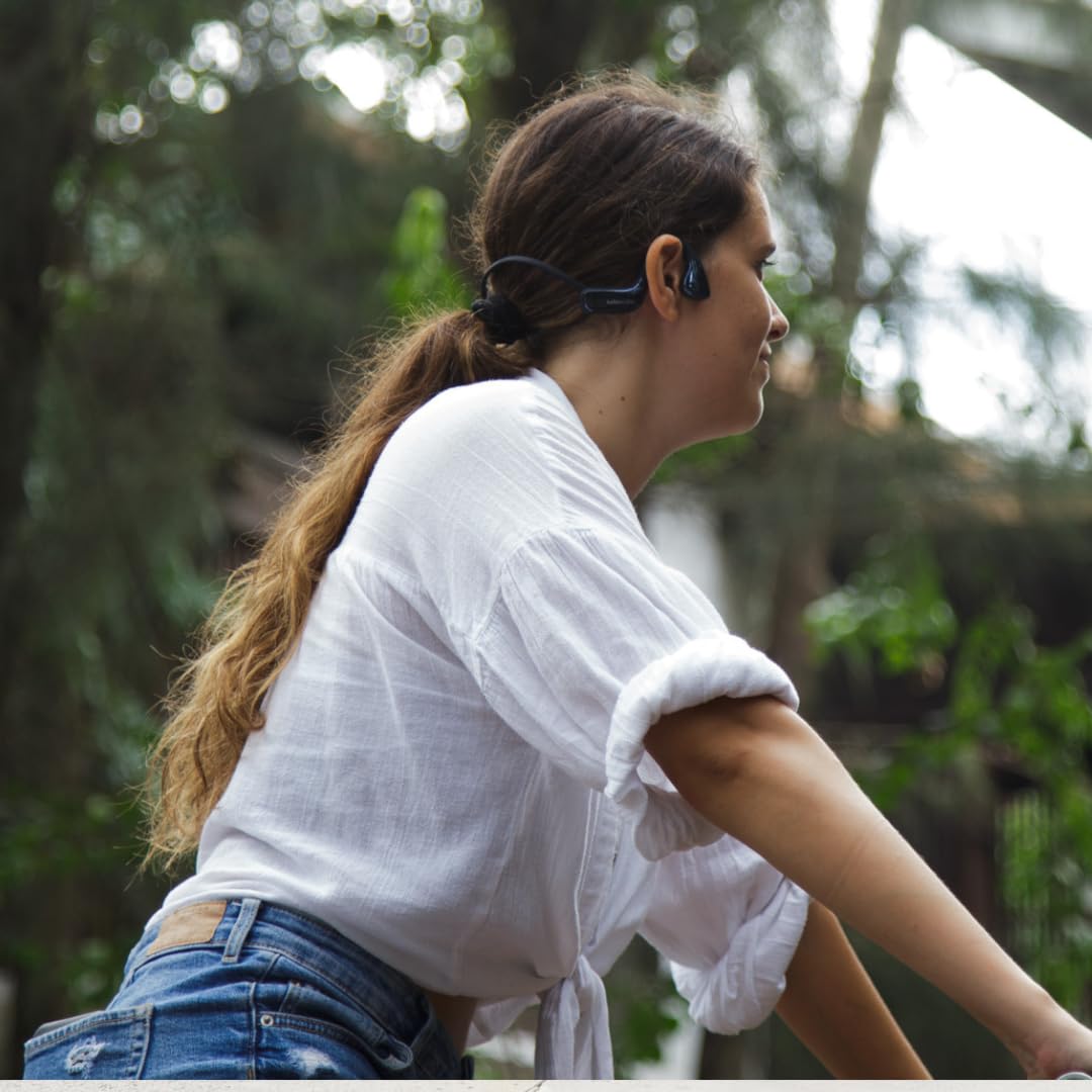 Auriculares Deportivos KaiboAudio Kaibo Flow Negro Conducción Ósea para Gimnasio y Micrófono con Cancelación de Ruido Impermeables IPX67