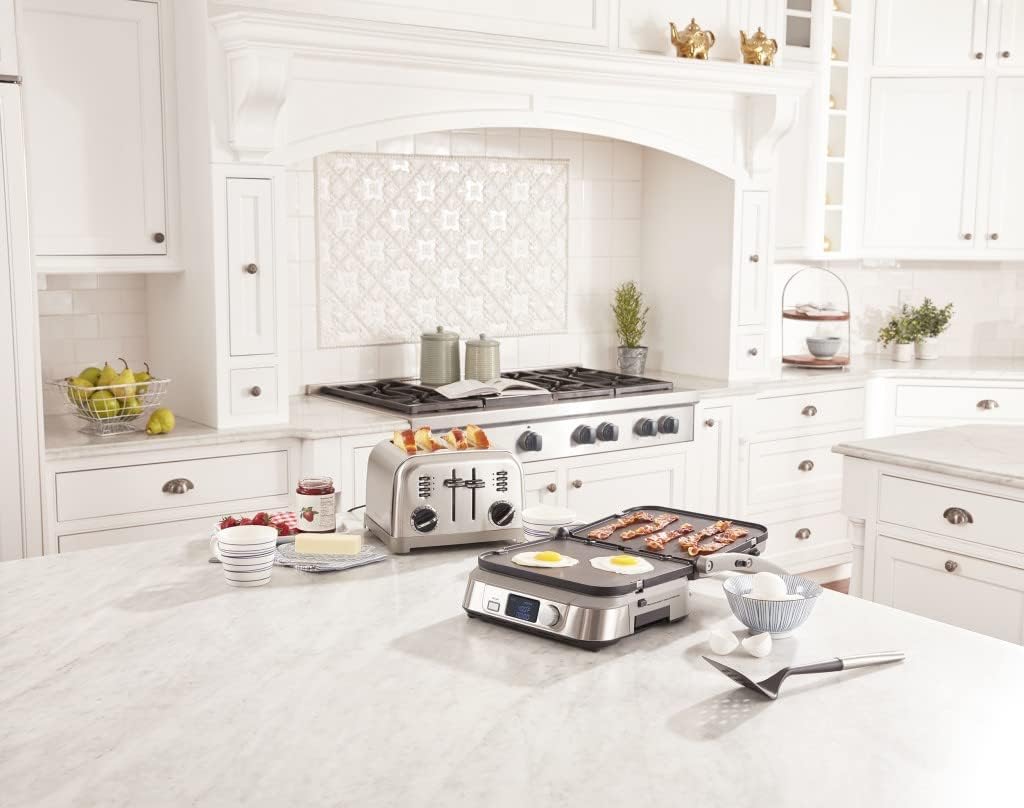 Cuisinart CPT-180 Tostador de Metal para 4 Panes, Stainless Steel