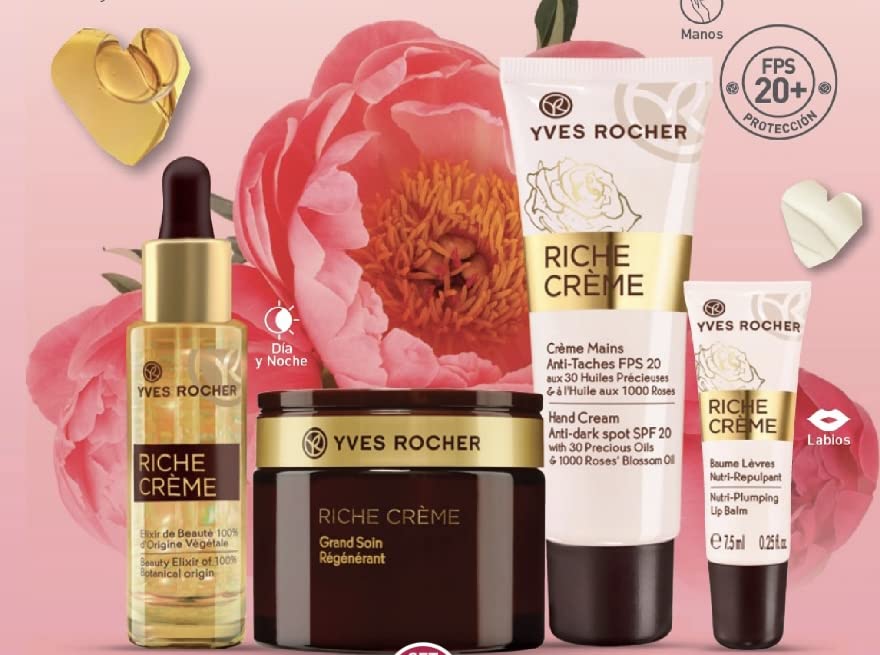 Yves Rocher Set Regenerador (Serum, Crema día-noche, crema manos y bálsamo labial)