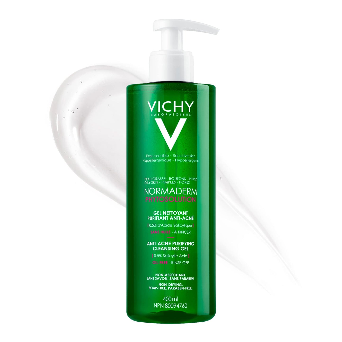Vichy Ha epidermic filler: serum anti arrugas de acido hialuronico + Gel Limpieza Rostro Anti-imperfecciones Normaderm Phytosolution