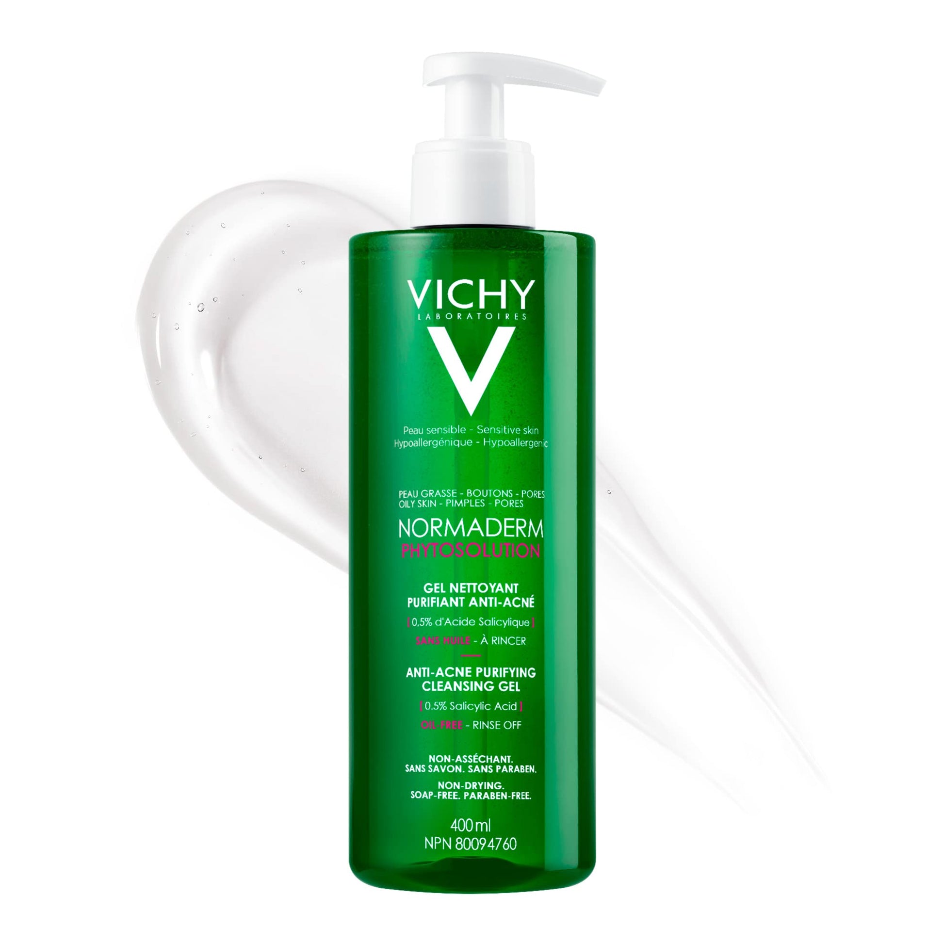 Vichy Ha epidermic filler: serum anti arrugas de acido hialuronico + Gel Limpieza Rostro Anti-imperfecciones Normaderm Phytosolution