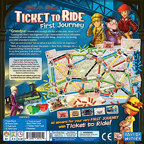 Juego de Mesa Ticket to Ride Primera Jornada