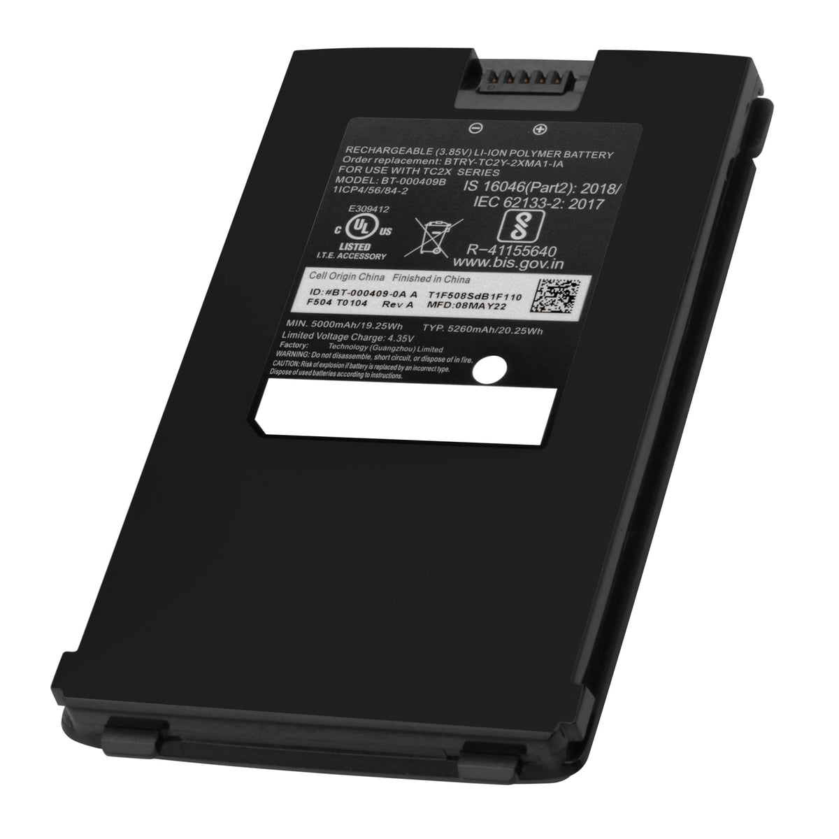 Batería Zebra BT-000409B 5260mAh para TC21 y TC26