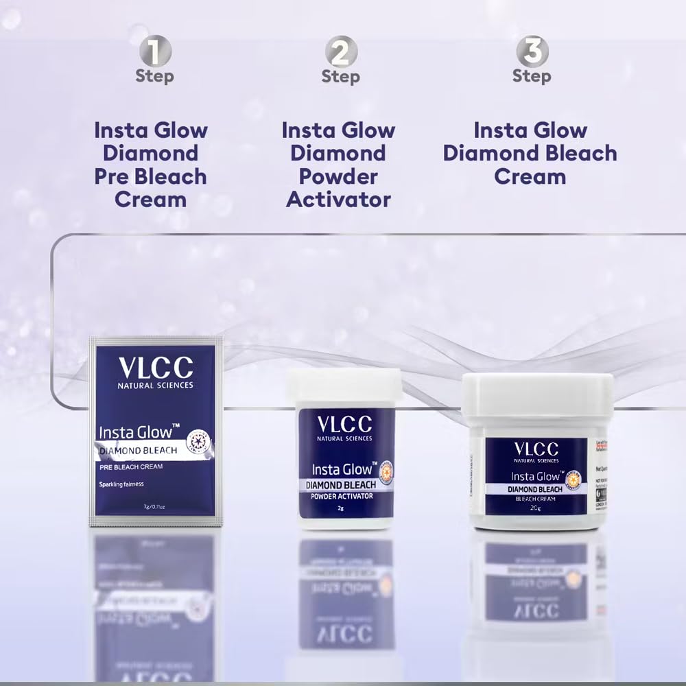 VLCC Insta Glow Diamond Bleach, 60G