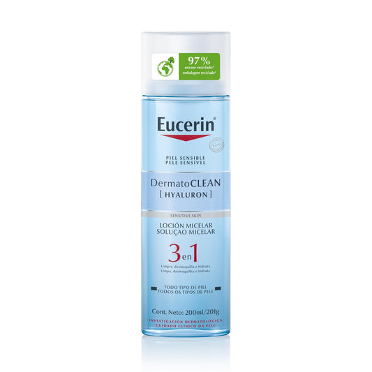 Eucerin Loción Micelar Facial DermatoClean para Todo tipo de piel, 200ml