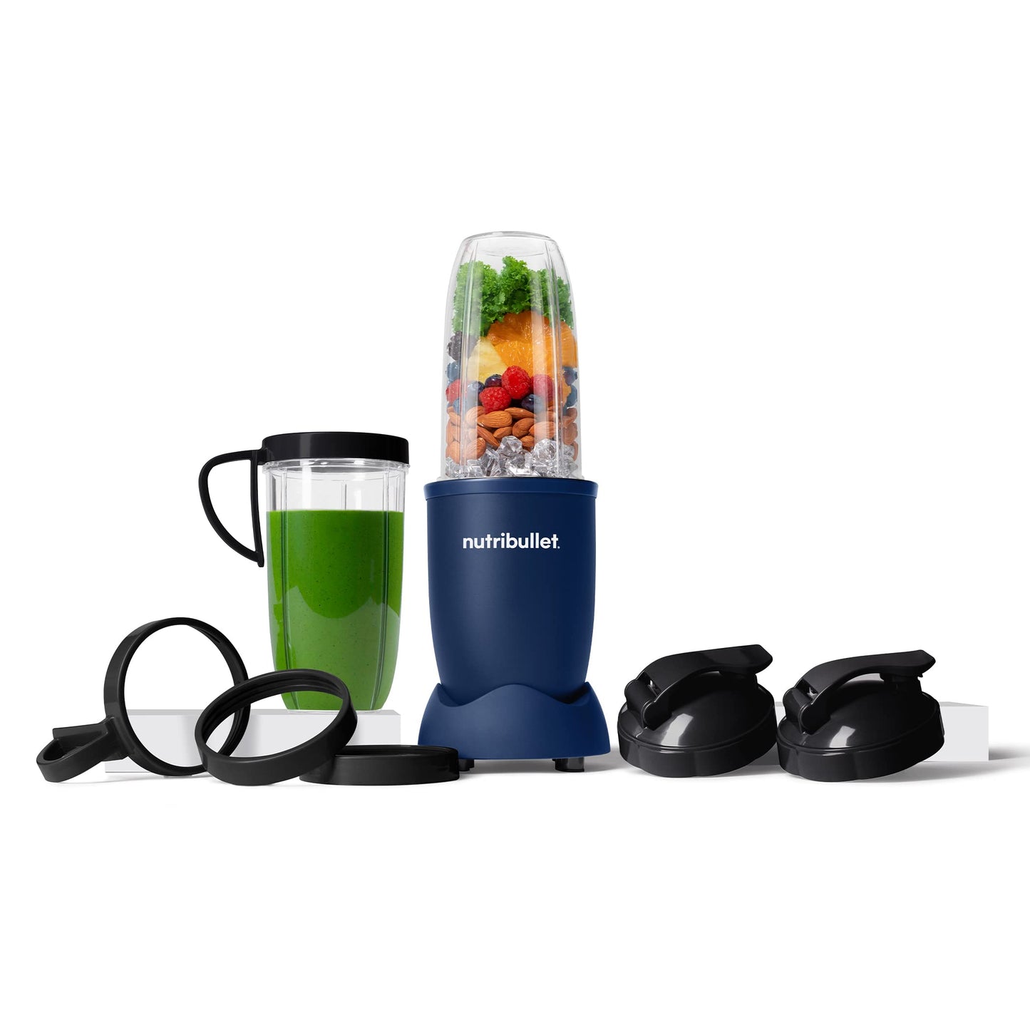Licuadora NutriBullet Pro Azul Marino Mate 900W 13 Piezas