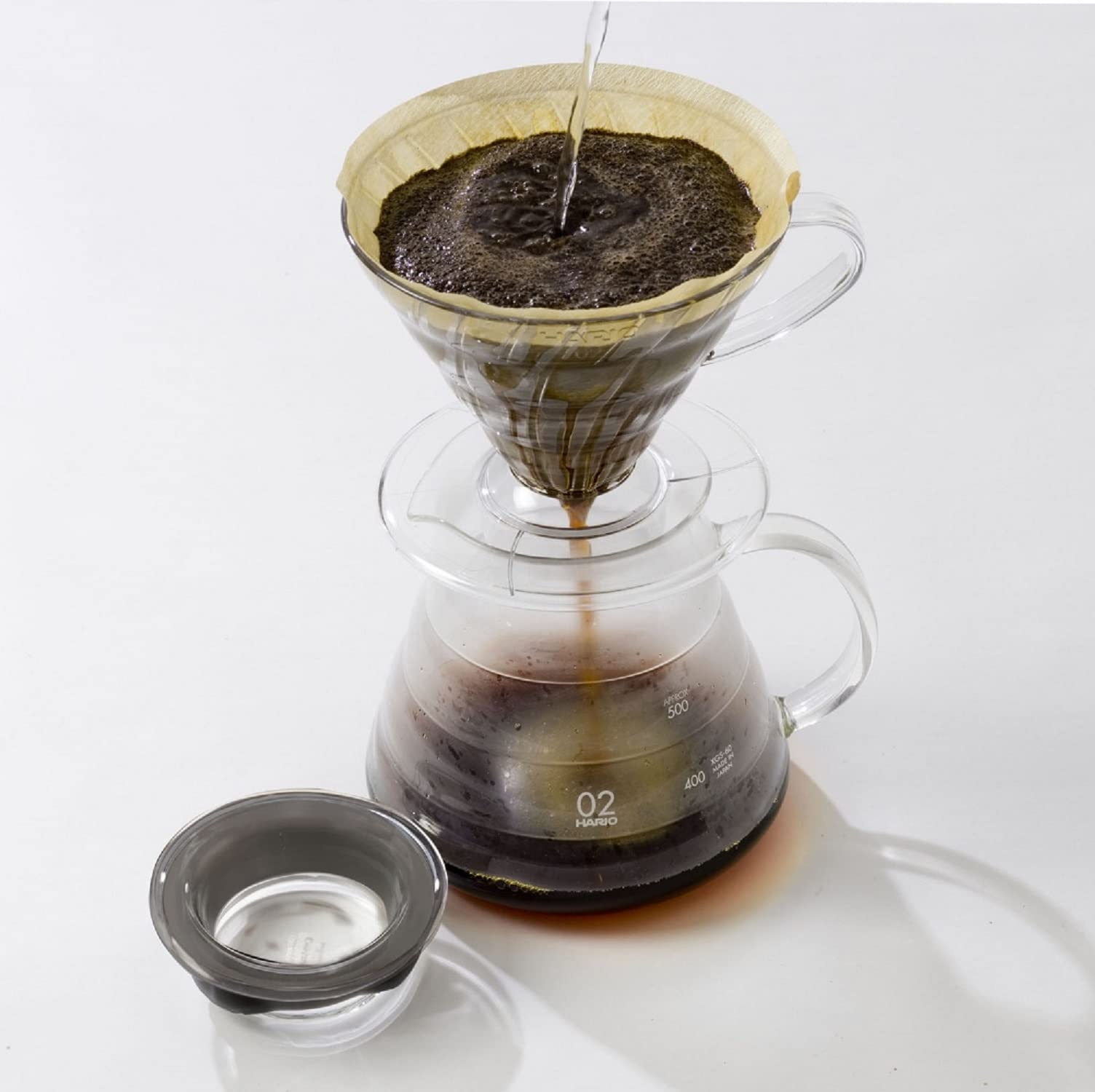 Goteador de Café Hario V60 Transparente Tamaño 03