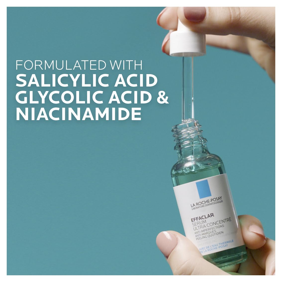 La Roche-Posay Effaclar serum anti imperfecciones + La Roche Posay Agua Termal para Piel Sensible, 300 ml