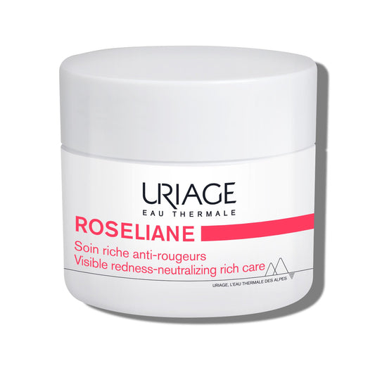 Uriage Creme Roséliane Riche Anti-Enrojecimiento tratamiento para la piel seca y el tema de la botella de 40ml Enrojecimiento