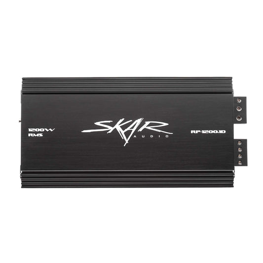 Amplificador Monoblock Skar Audio RP-1200.1D Negro con Mando a Distancia para Subwoofer 1200 W
