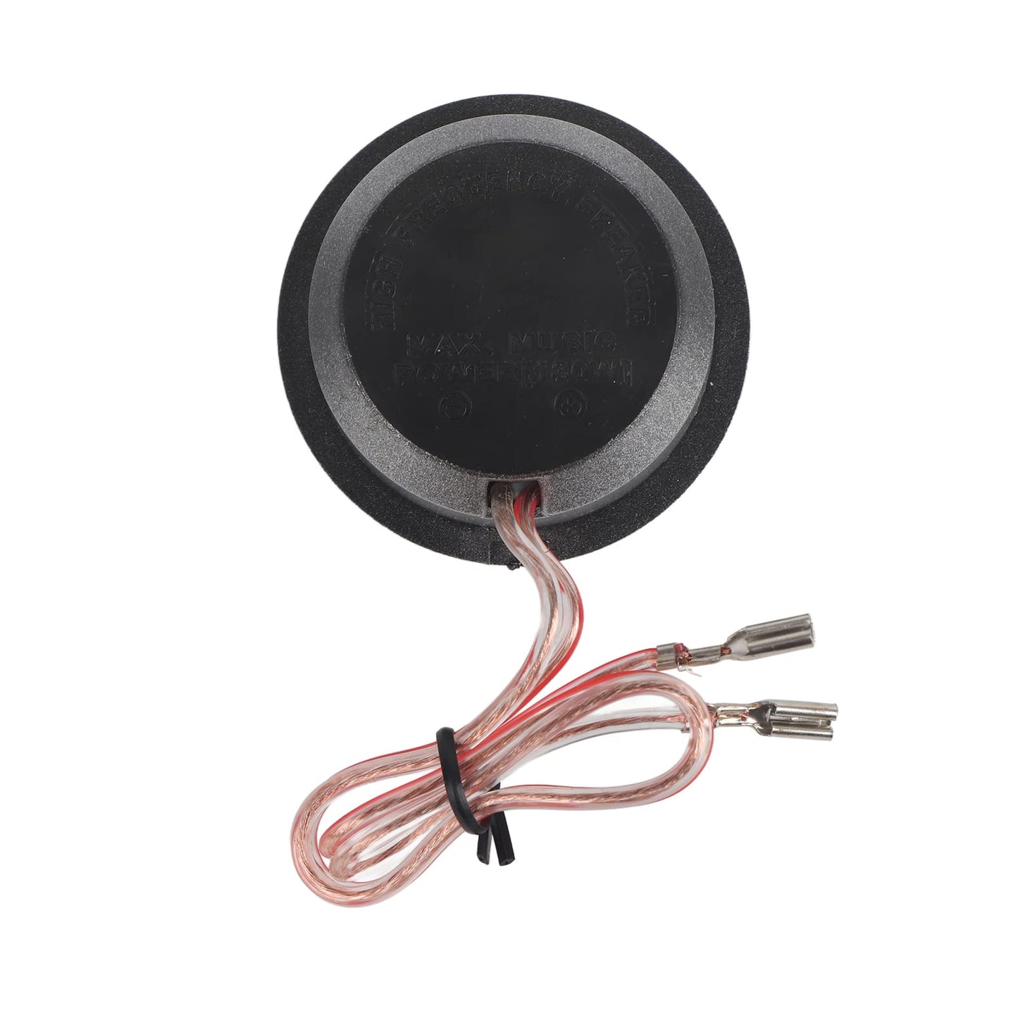 Keenso Reproductor de Audio Fuerte, 1 par de Altavoces para Automóvil Reproductor de Música Audio Super Power Dome Tweeter 130W