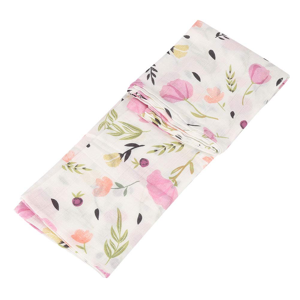 Garosa Manta de Muselina para Bebé 120x120 cm Algodón Suave Transpirable Unisex Multiusos Ideal para Cuidado Infantil y Viajes