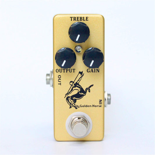 Pedal de Efecto de Guitarra Mosky Golden Horse Overdrive con True Bypass