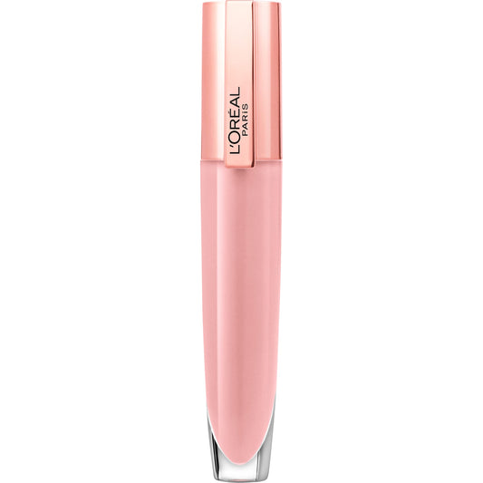 L'Oreal Paris Glow Paradise Hydrating Lip Balm-in-Gloss with Pomegranate Extract and Hyaluronic Acid, ultra-gentle, non-sticky formula, Pristine Pink, 0.23 fl oz