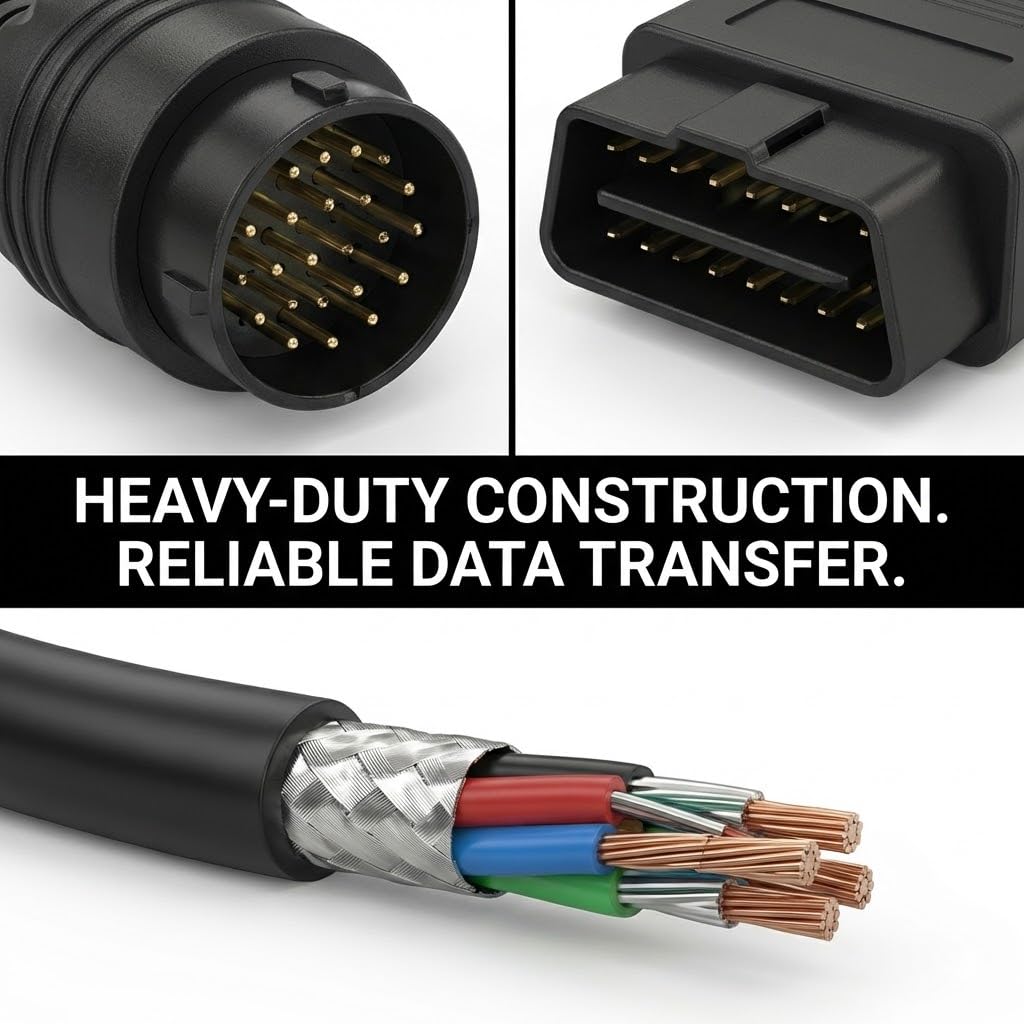 Cable Adaptador de Diagnóstico OBD2 BTBcoin 38 Pines a 16 Pines Mercedes Benz