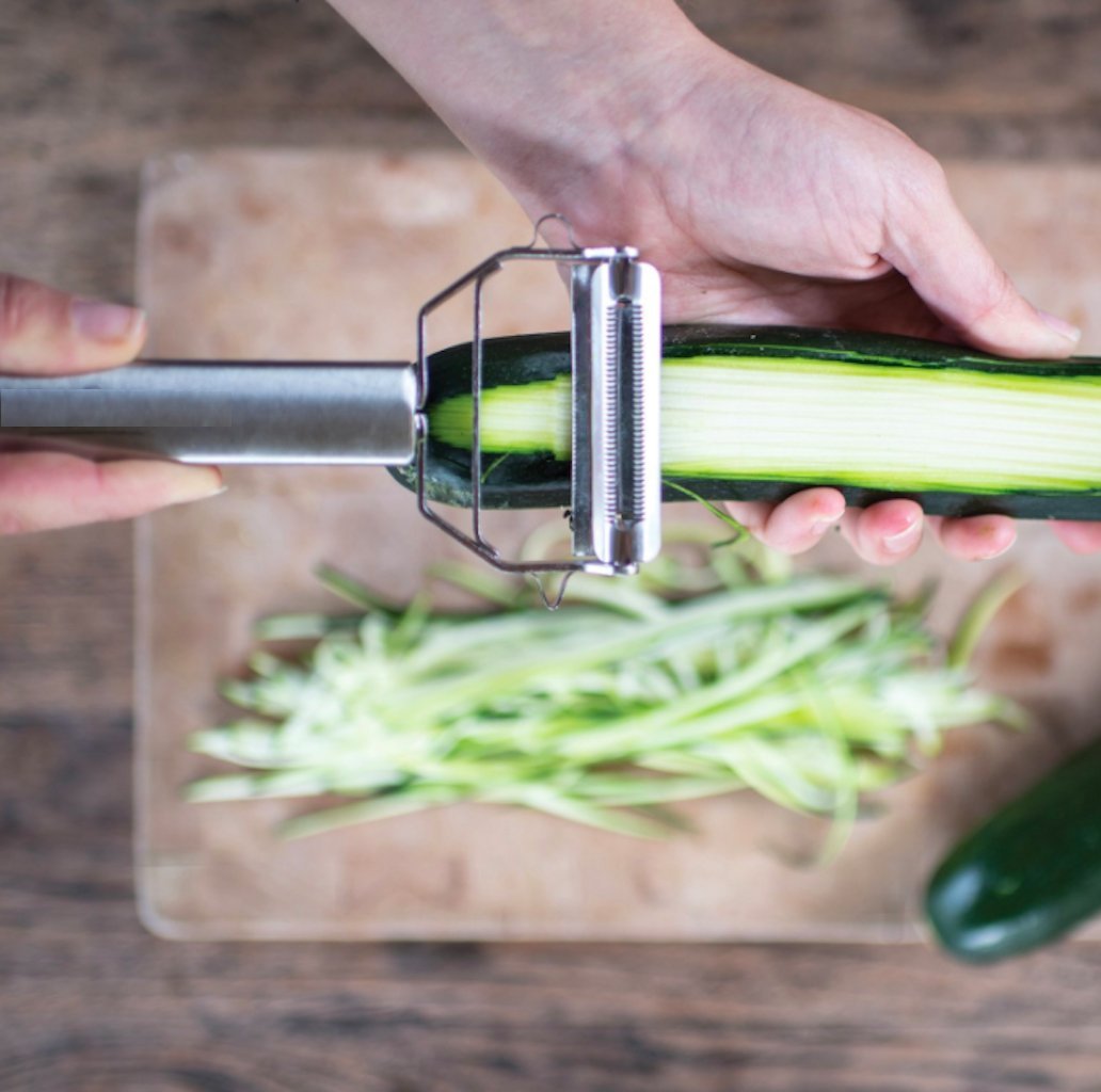 Pelador de Verduras U Chef Acero Inoxidable Calidad Premium