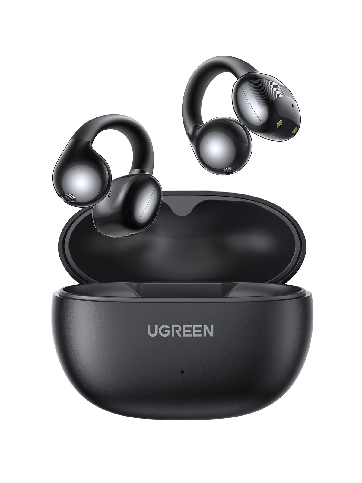 Audífonos Inalámbricos UGREEN Negro Open-Ear con ENC y Carga Rápida para 30 Horas de Reproducción