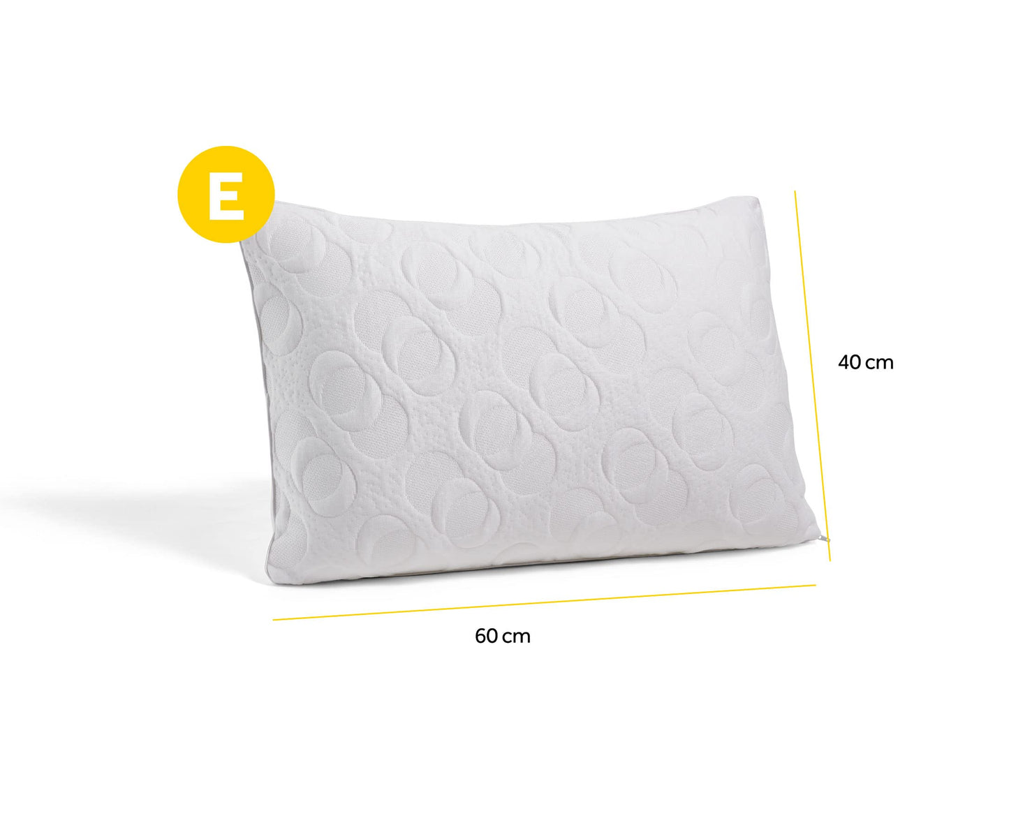 Almohadas de Memory Foam Nooz Estándar Pack de 2