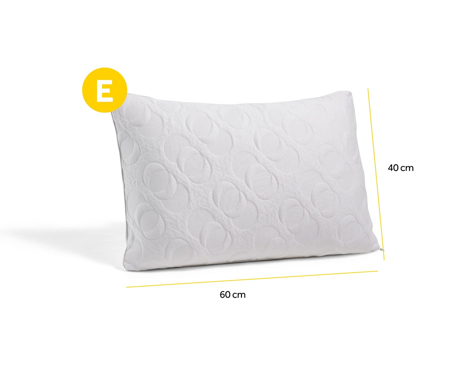 Almohadas de Memory Foam Nooz Estándar Pack de 2