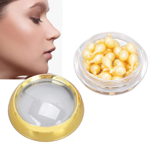 Cápsulas Faciales, 30pcs Cápsulas de Suero de Retinol, Cápsula Facial Antienvejecimiento, Cápsula de Suero Facial Revitalizante Iluminador para el Cuidado de la Piel, Suero Facial Hidratante Nutritivo