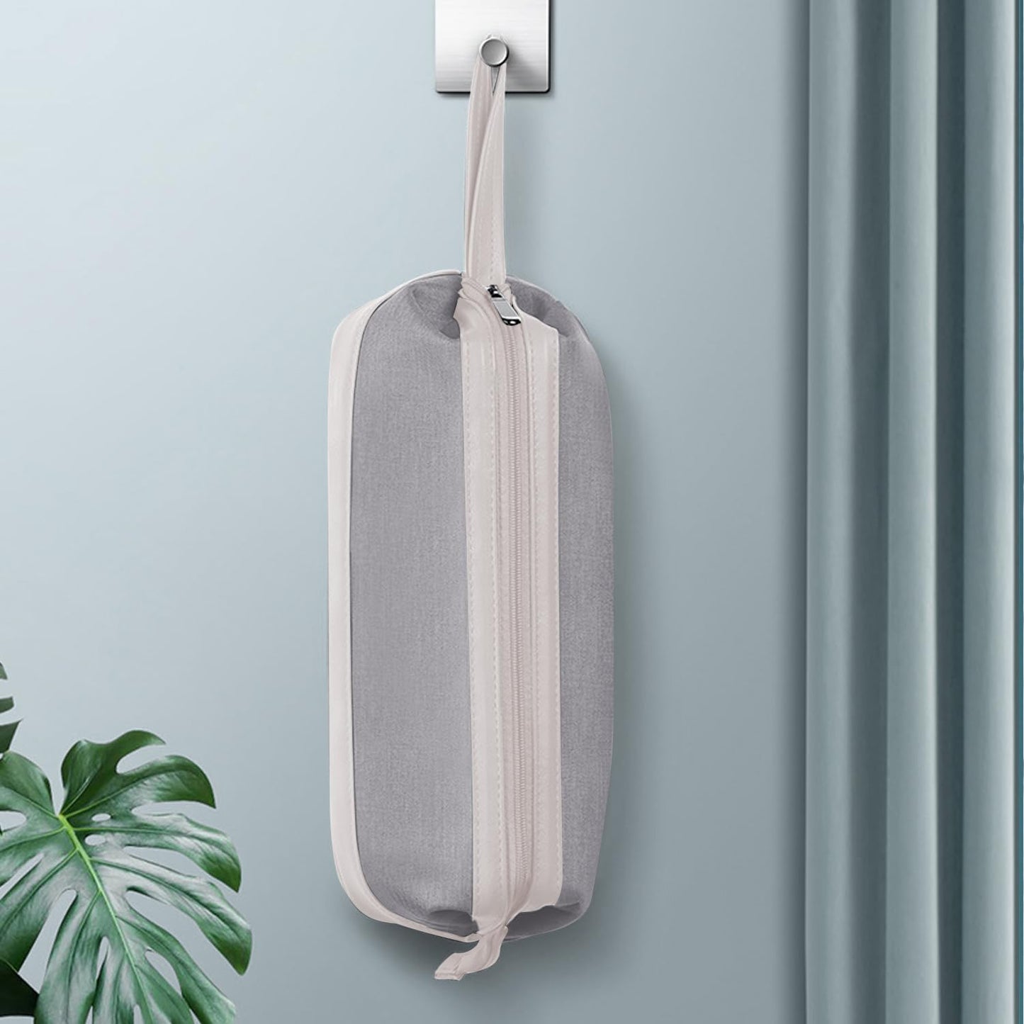 Funda De Viaje,Hair Tools Bolsa De Viaje,Compatible Con Dyson Airwrap/Shark Flexstyle,Adecuado Para Secadores De Pelo, Peines, Planchas De Pelo Y Bolsas De Cosméticos Multifuncionales. (Gris claro)