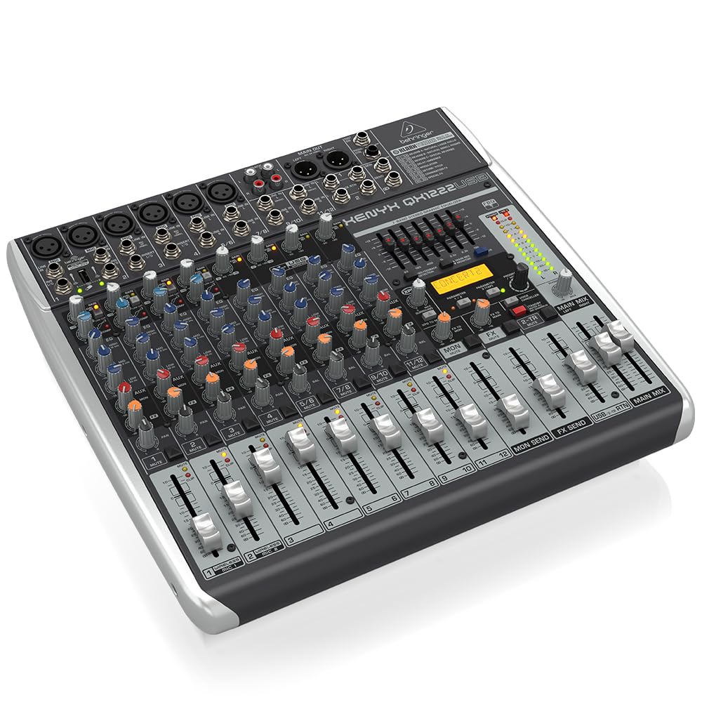 Behringer Qx1222Usb Dj Mixer - Mezclador Para Dj