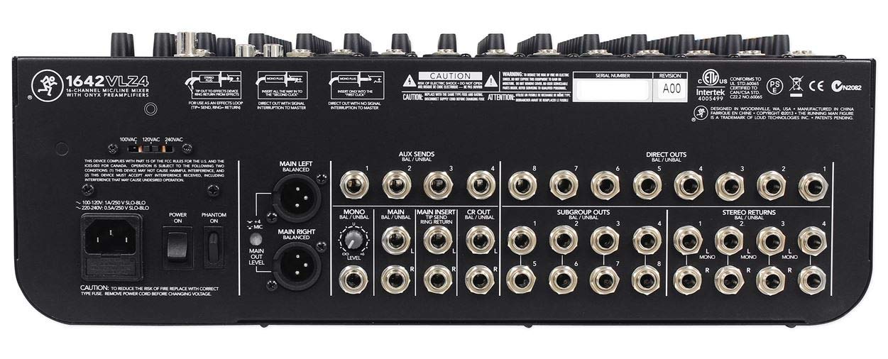 Mezclador Mackie 1642VLZ4 de 16 Canales