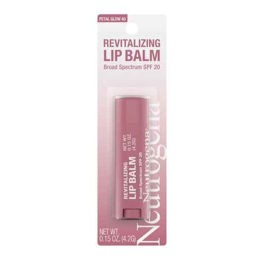 Neutrogena Revitalizing Lip Balm Spf 20, Petal Glow 40, .15 Oz.